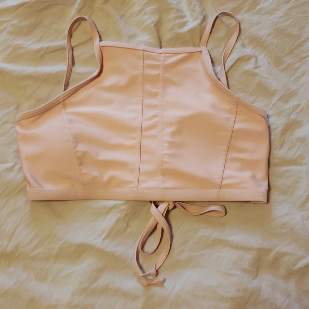 Padded swim top